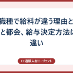 同じ職種で給料が違う理由とは？地方と都会、給与決定方法による違い